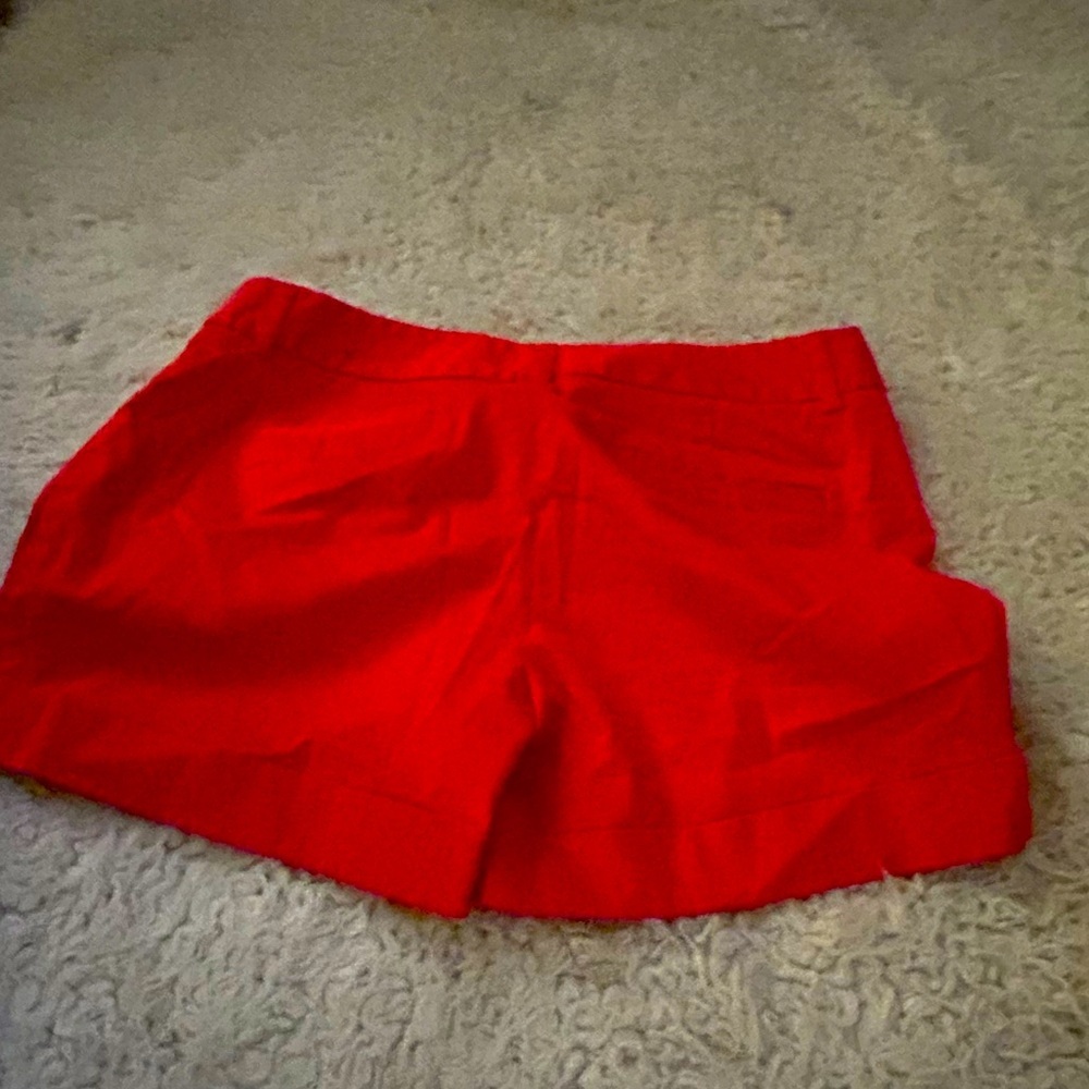 50%Offw Express - Women's Red Orange Cuffed Short Shorts 8 Trending View 3